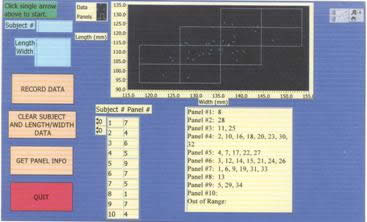 Sample LANL Panel Calibration Software