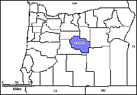 Map of Declared Counties for Disaster 1221