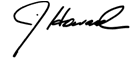 Signature John Howard