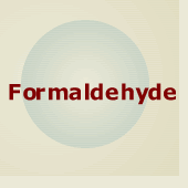 Formaldehyde Topic Page image - the word Formaldehyde