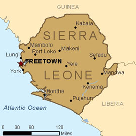 Map - Sierra Leone