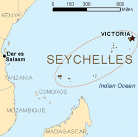 Map - Seychelles