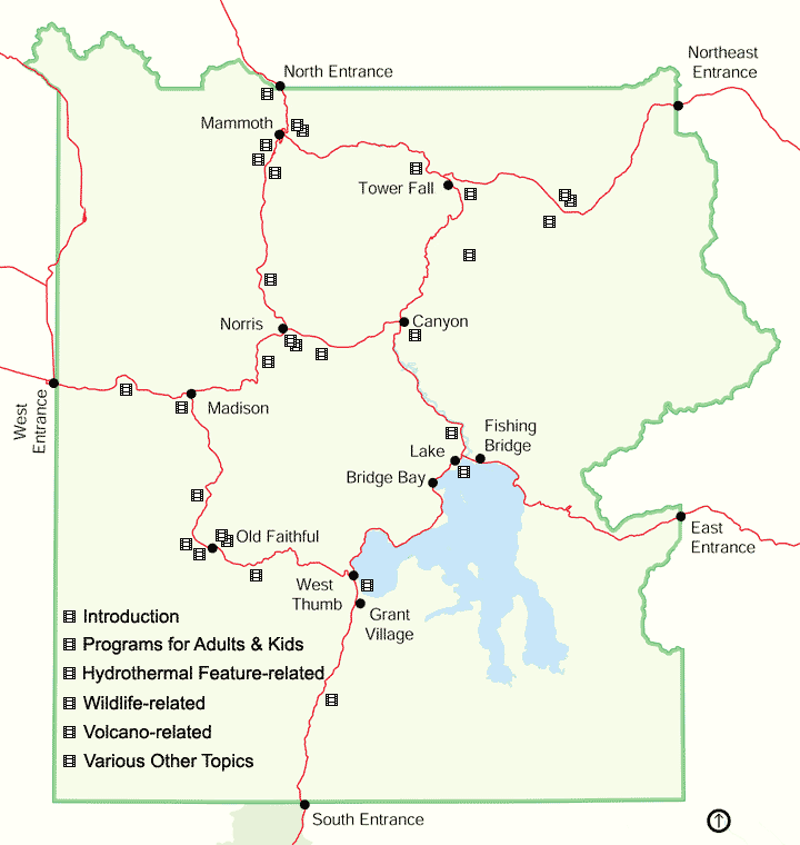 Park Map with Video Icons