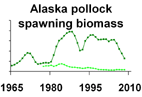 Alaska pollock biomass **click to enlarge**