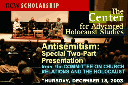 Antisemitism: Special Two-Part Presentation