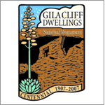 GIla Cliff Dwellings Centennial color logo