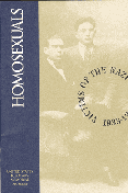 Cover of Homosexuals booklet