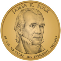 James K. Polk Presidential $1 Coin