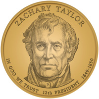 Zachary Taylor Presidential $1 Coin