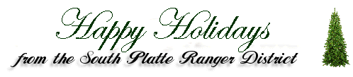 Happy Holidays from the South Platte Ranger District