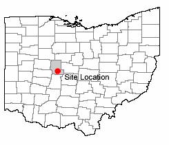 Map of  Marysville, Union County, Ohio