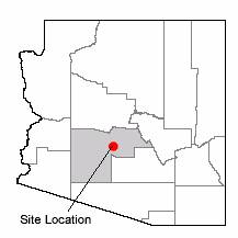 Map of site location, Phoenix, AZ