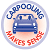 carpooling makes sense logo