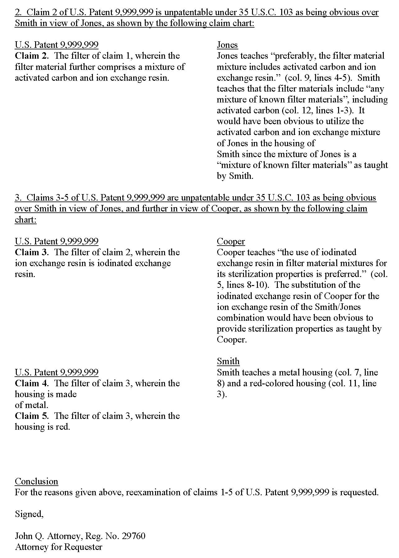 attachment to form pto/sb/58 (page 2)