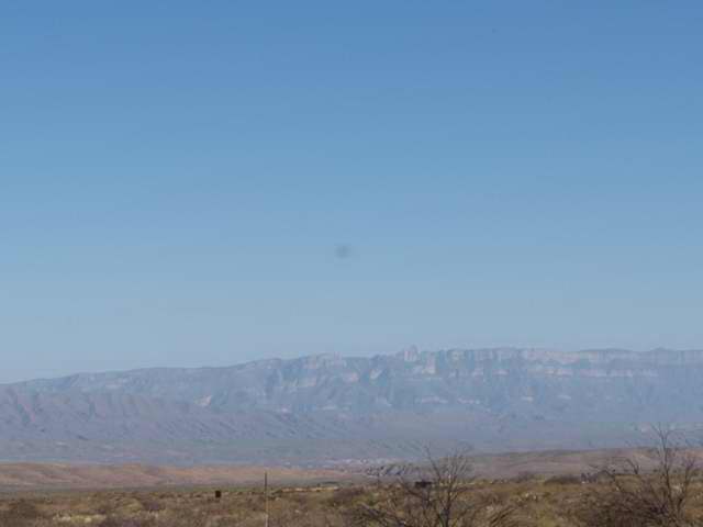 View of Sierra del Carmen in Mexico from Big Bend National Park