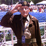 Although "The Greatest Generation" is described as "aging," World War II veteran Fred Garrison, 81, doesn't see himself that way at all. But he is well aware that the world is losing about 1,100 of his comrades in arms every day. "I'm 81 years young – thank God I'm still alive!" he said. AFPS photo by Rudi Williams