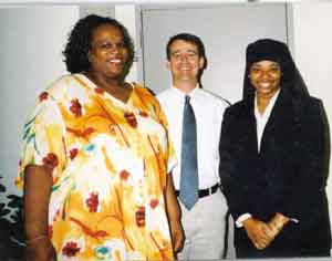 Sandra Simmons, Jeffrey Morgan and Erania Ebron of EEOC New Orleans District Office Legal Unit