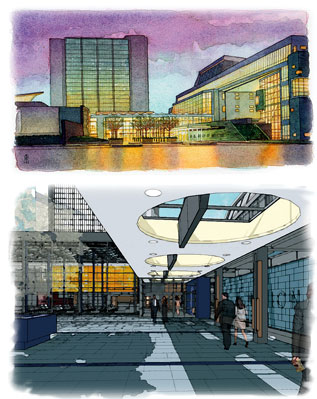 Water Colors of Plans for NLM Expansion