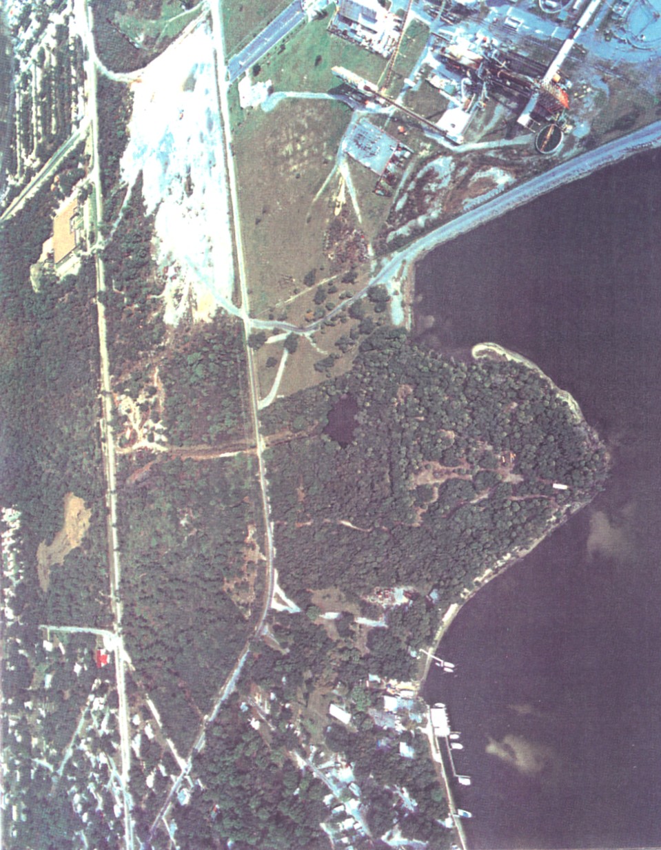 Arial View of Meyers Cove and the Anclote River Circa 1942