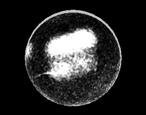 Results of processing the left eye. No identifiable image was obtained.