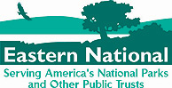 Eastern National Logo: Serving America's National Parks and Other Public Trusts.