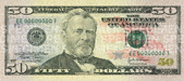 Front of $50 Bill