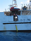 Argo float deployment from Kaimi'moana
