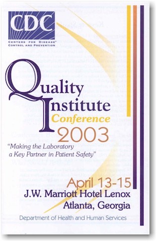 Image of the QI Conference Program Guide Cover