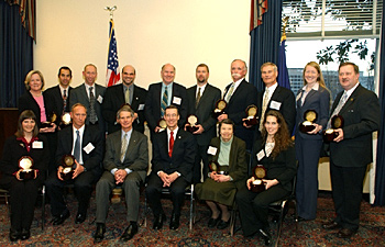 Recipients at the 2005 award