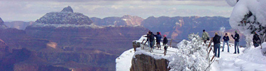 Winter at Mather Point on South Rim