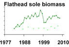 Flathead sole biomass **click to enlarge**