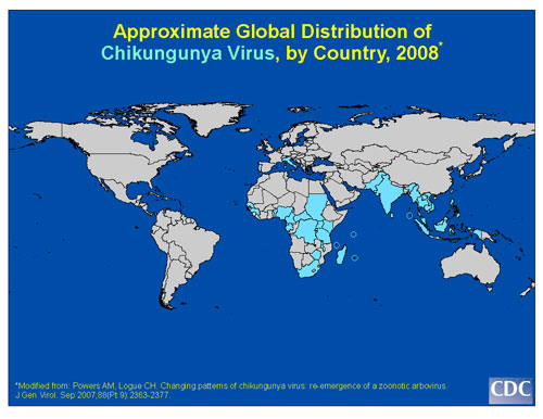 Chikungunya World Map