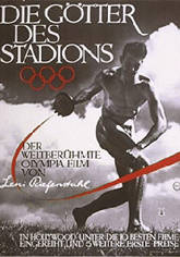 The poster for Leni Riefenstahl’s film, <i>Die Götter des Stadions</i>.