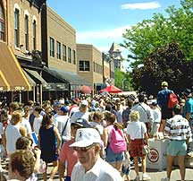 Street festival in Fort Collins, Colorado