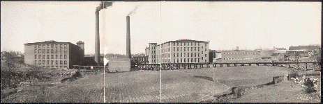 Panoramic view of cotton mill