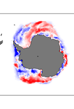 Southern Hemisphere sea ice anomalies in concentration