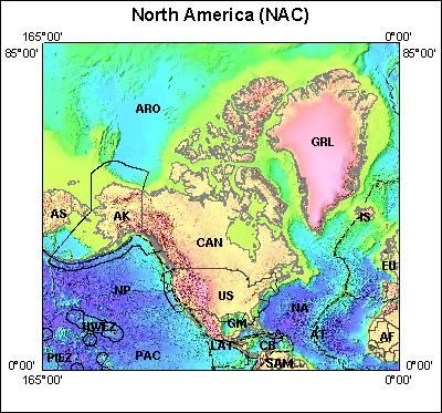 Map of Atlas area: nac