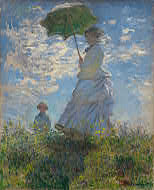 image of Woman with a Parasol - Madame Monet and Her Son