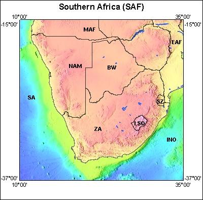 Map of Atlas area: saf