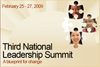 Third National Leadership Summit. A blueprint for change. February 25-27, 2009.