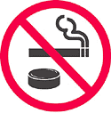 no tobacco use sign