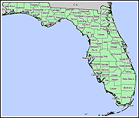 Map of Declared Counties for Emergency 3220