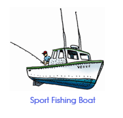 Sport fishing boat
