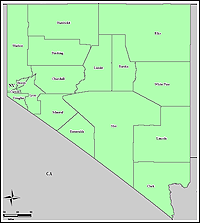 Map of Declared Counties for Emergency 3243