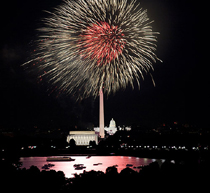 July 4rth Fireworks over Washington DC