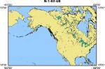 map of tracklines