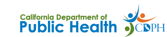 Linkg to California Department of Public Health Home Page