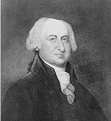 John Adams, second president of the United States of America