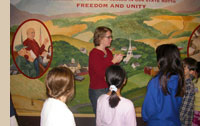 Students tour Freedom & Unity Exhibit