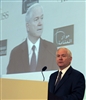 U.S. Defense Secretary Robert M. Gates gives a speech during the opening of International Institute for Stategic Studies' fifth annual Manama Dialogue in Bahrain, Dec. 13, 2008. 